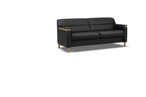 IMG Clayton modular leather motion sofa on display at Recliner & Co Brisbane showroom.