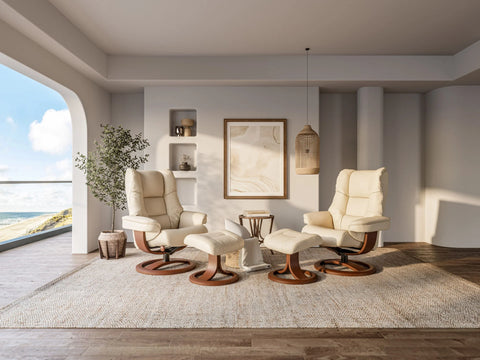 IMG Nordic 60 compact leather recliner at Recliner & Co Brisbane showroom.