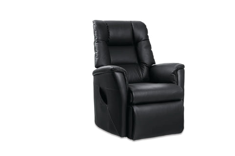 IMG Brando electric lift chair in leather - mobility and independence solutions at Recliner & Co Brisbane.