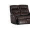 IMG Chelsea plush leather motion sofa at Recliner & Co Brisbane - high-back reclining sofa with tiered backrest.