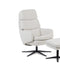 IMG Lyra compact leather recliner with timber arms at Recliner & Co Brisbane - ideal for small spaces.