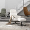 IMG Lyra compact leather recliner with timber arms at Recliner & Co Brisbane - ideal for small spaces.