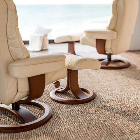IMG Nordic 60 compact leather recliner at Recliner & Co Brisbane showroom.