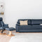 IMG Nordic 99 leather recliner with oak wood base at Recliner & Co Brisbane showroom.