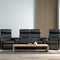 IMG Divani slimline leather motion sofa on display at Recliner & Co Brisbane - designer Scandinavian lounge suite.